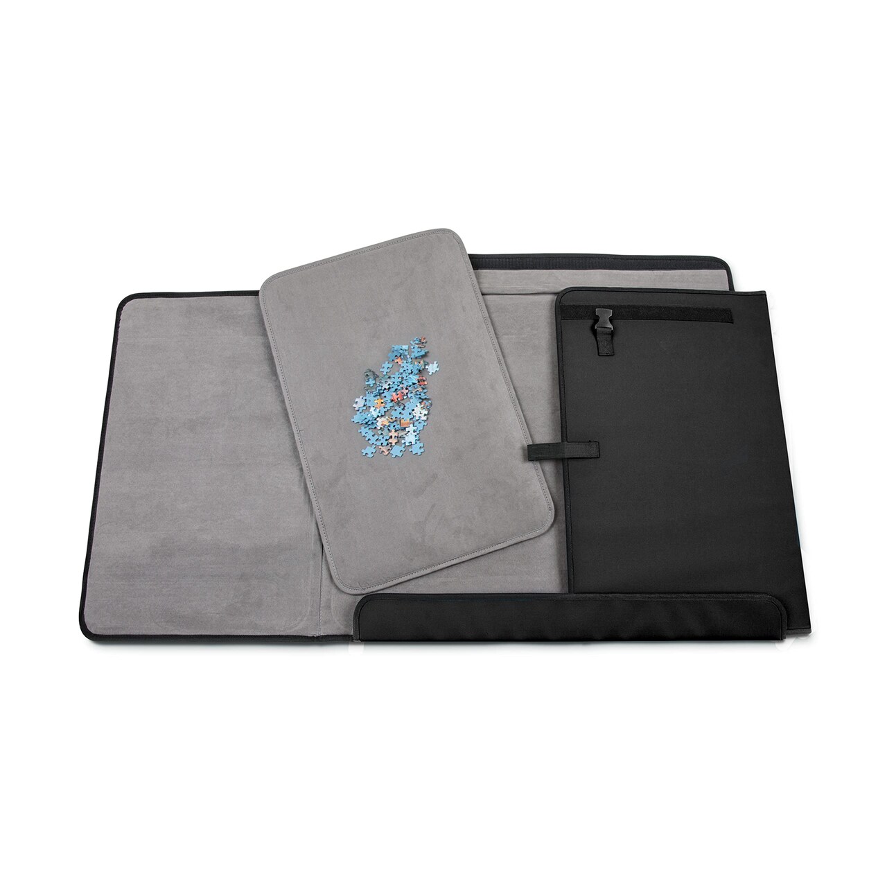 Jumbl Velcro Puzzle Portfolio Caddy, Puzzle Holder W/Puzzle Trays & Handle for 1,500-Piece Puzzles